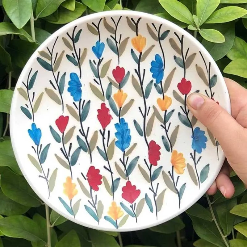 Whimsy Wildflower Quarter Plate - Set Of Two media 3