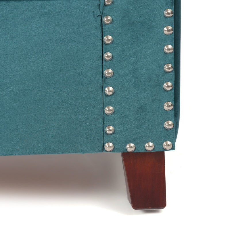 Vavro Sheesham Wooden Bench - Blue media 7