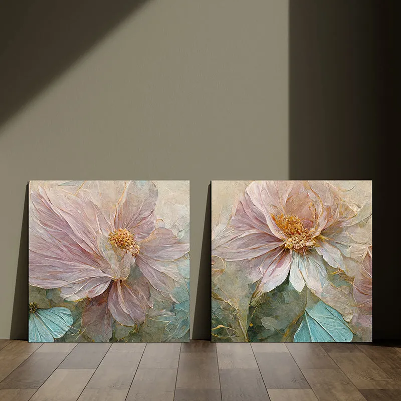 Ephemera Of Bloom Canvas Wall Art - Set Of Two media 7