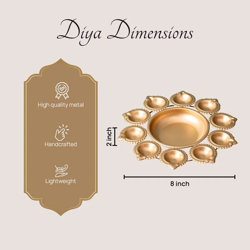 SwarnaJyoti I Metal Diyas media 7