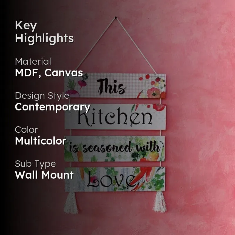 Culinary Crave Handpainted Canvas Wall Hanging media 2