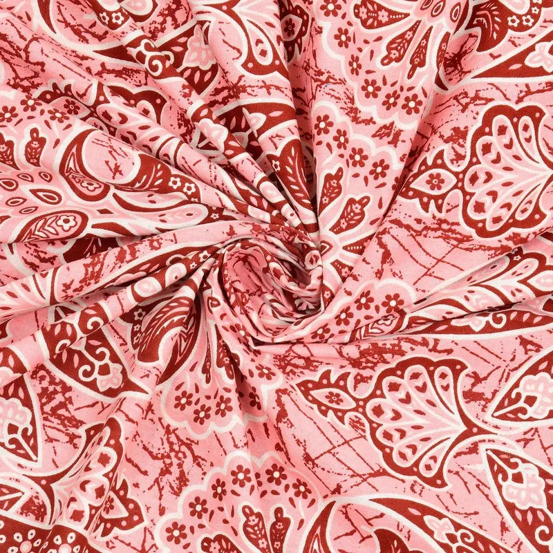 Craftar Cotton Bedsheet (Pink) - 240 TC media 5