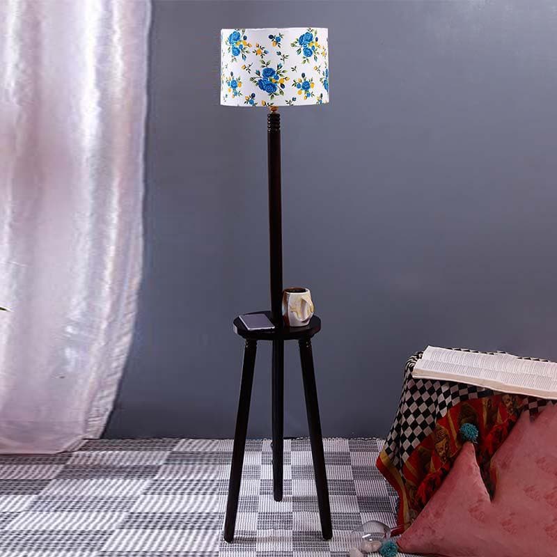 Azure Dayflower Floor Lamp media 3