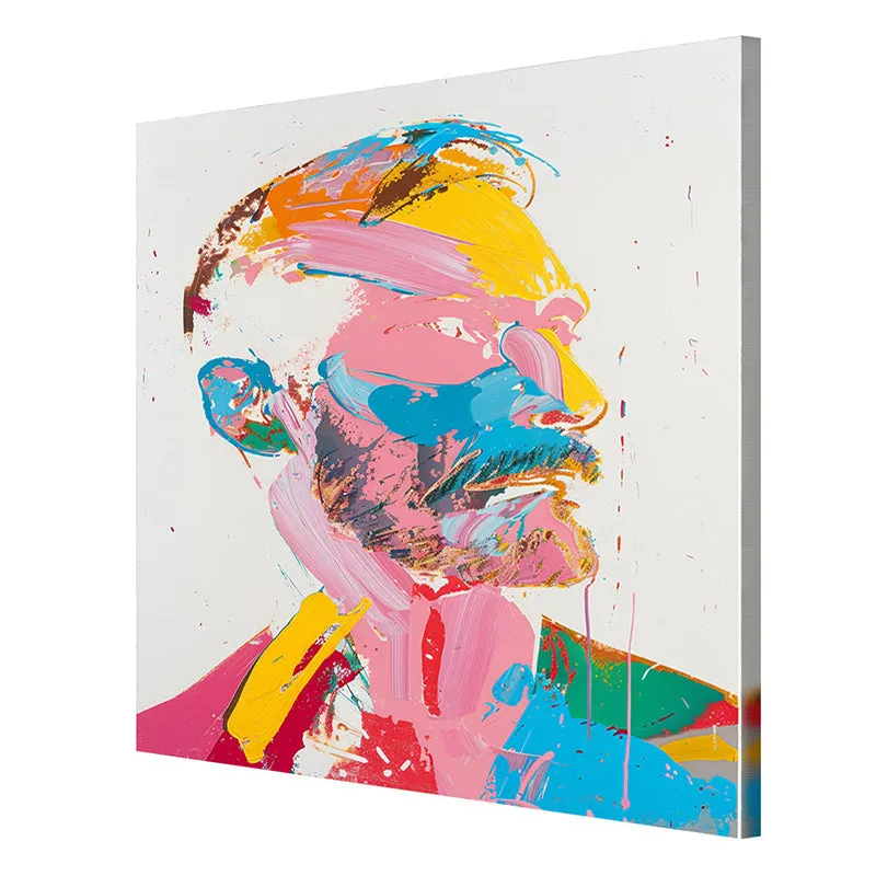 Vibrant Pop Man Wall Painting media 6