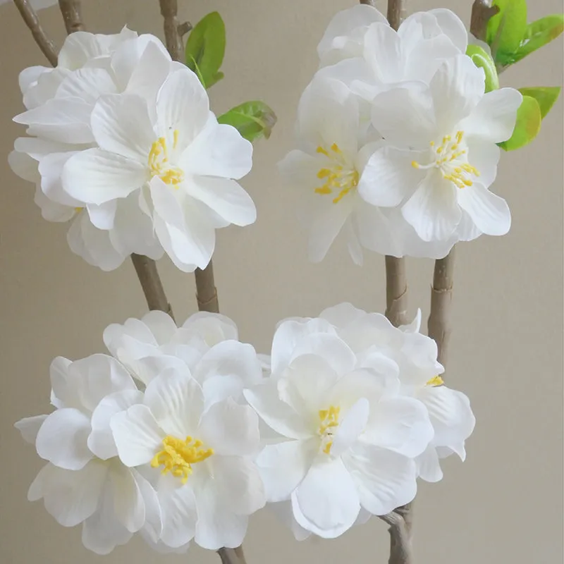Lunis Artificial Flower Stick (White) - Set Of Two media 6