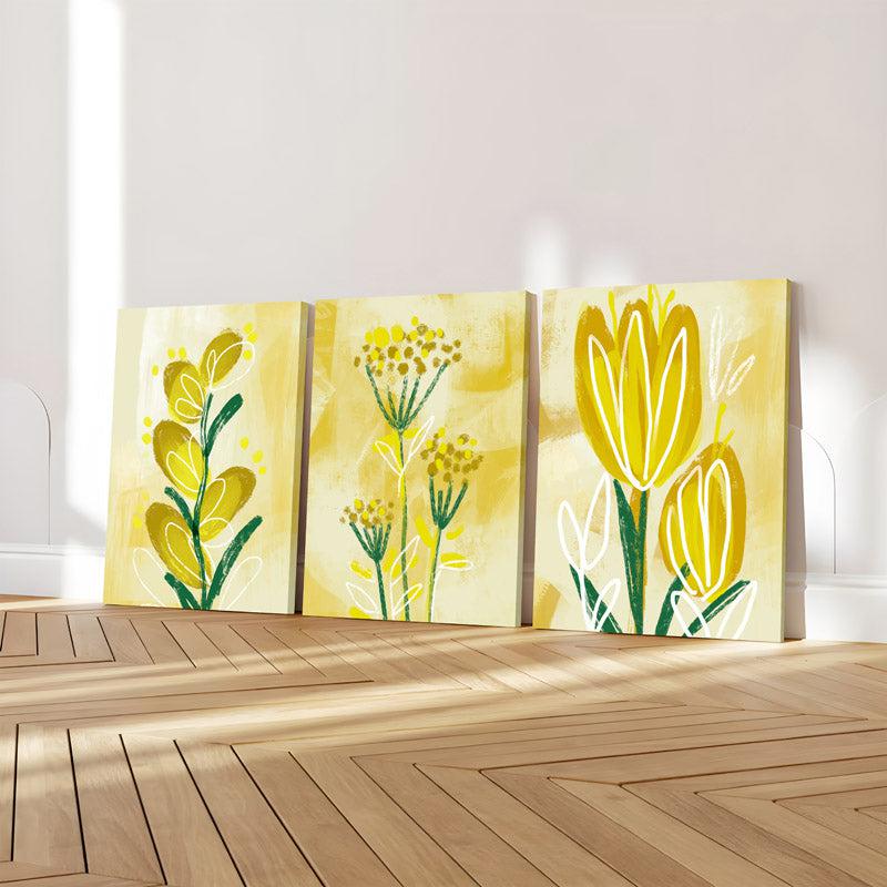 Florenva Sunshine Flora Wall Art - Set Of Three media 3