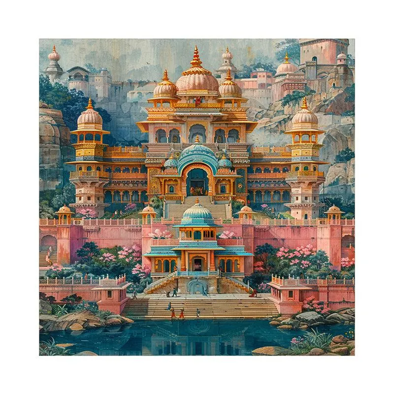 Royal Palace Poly Canvas Wall Painting media 4