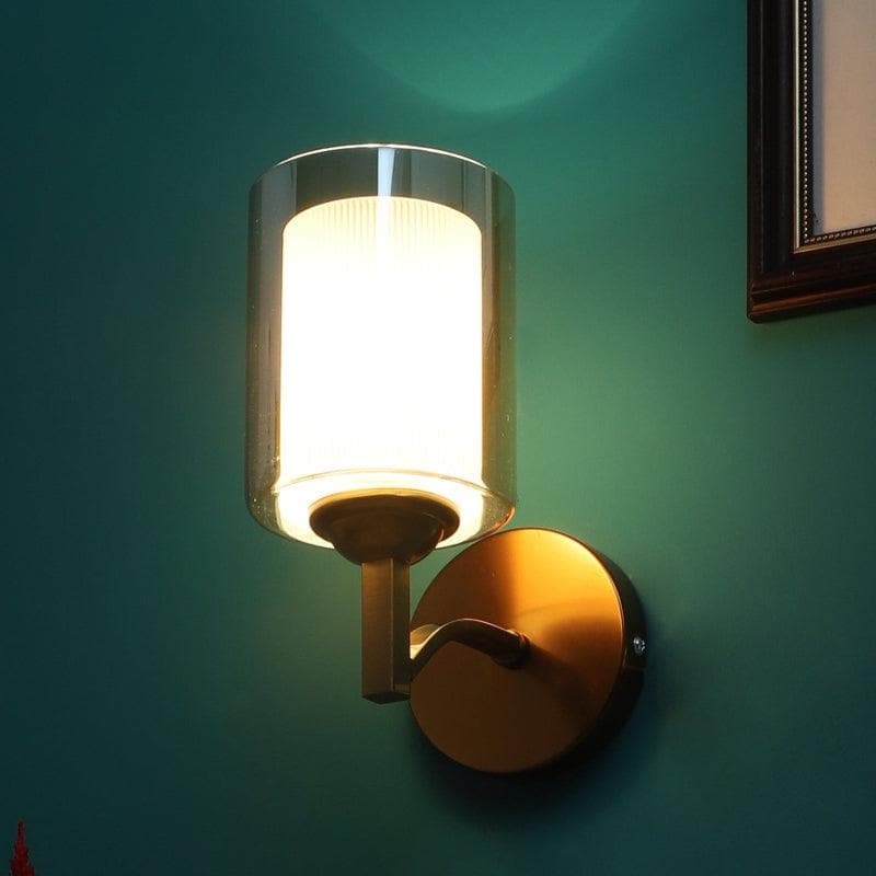 Sallow Glass & Metal Wall Lamp media 3