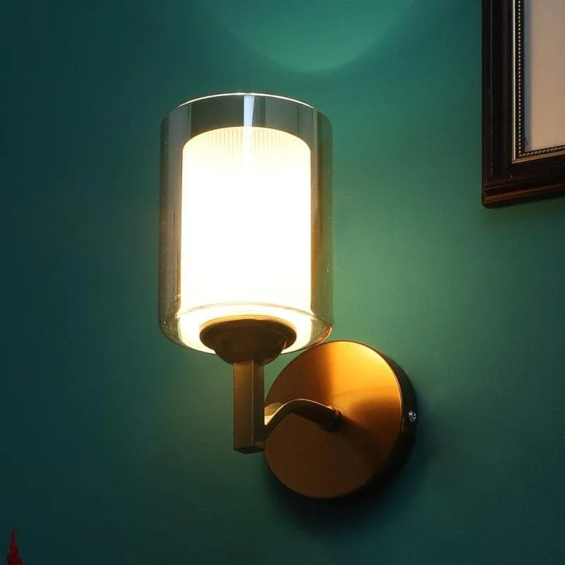 Sallow Glass & Metal Wall Lamp media 3