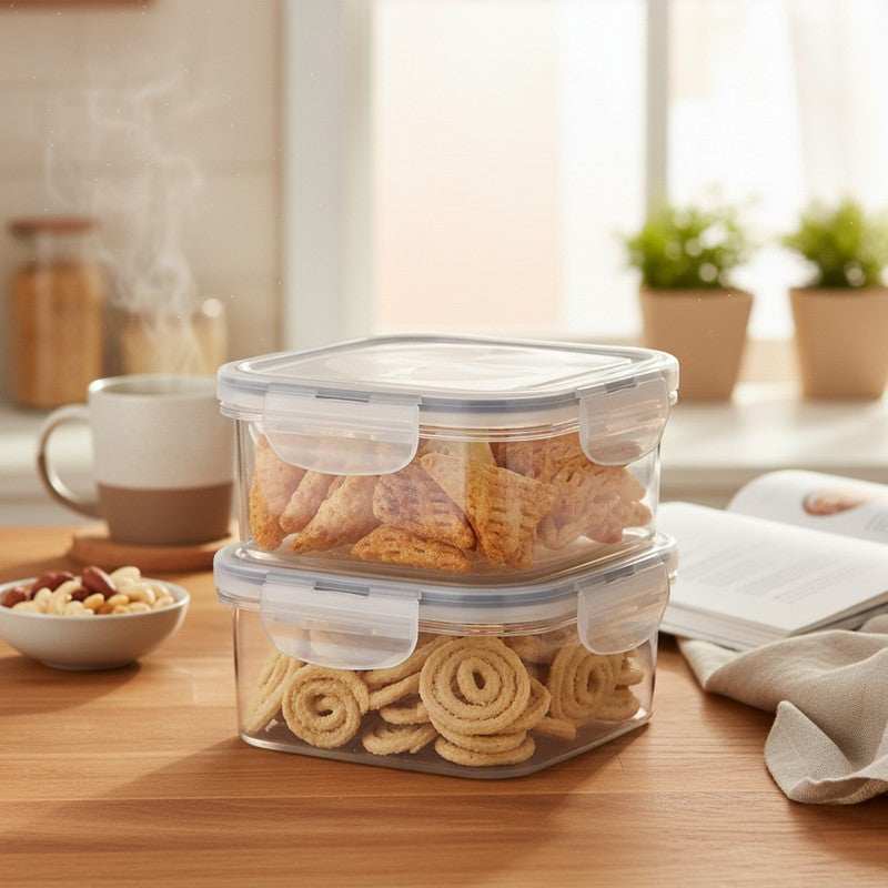 SnapSeal Airtight Tiffin (600 mL) - Set Of Two