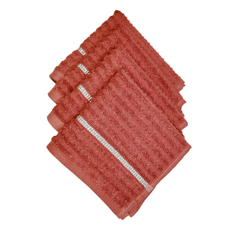 Junia Face Towel (Rust) - Set Of Four media 5