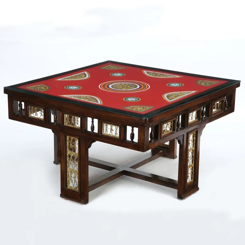 Osho Teak Wood Center Table media 5