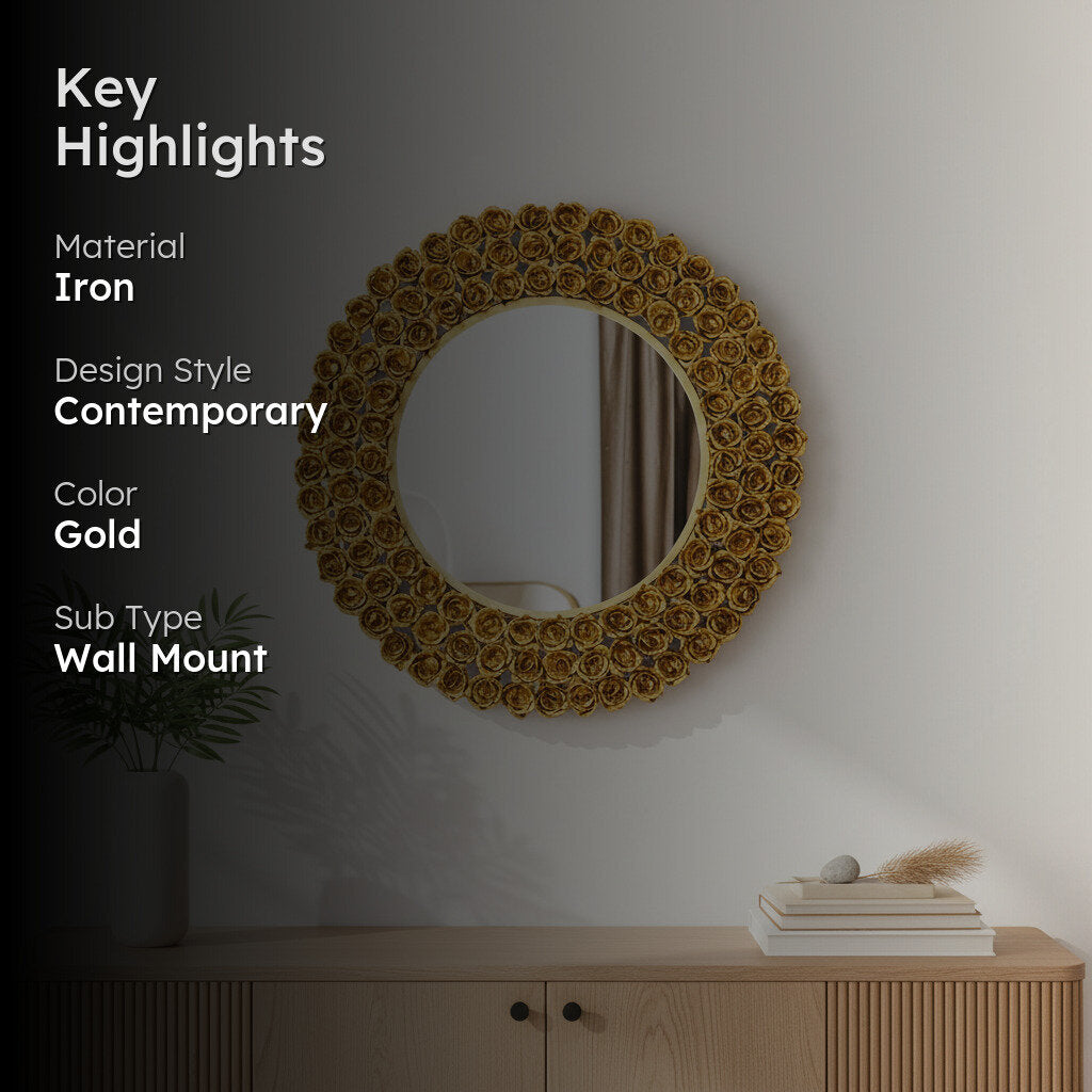 Artiya Bloom Wall Mirror media 2