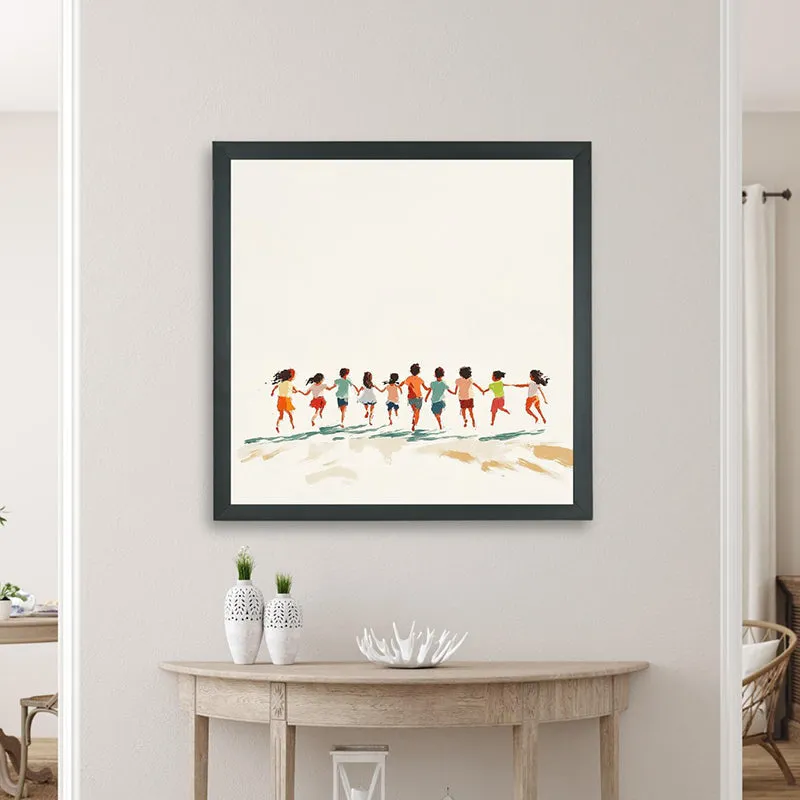 Childhood Nostalgia Wall Art With Resin Frame media 4