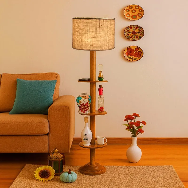 LumiCrate Tower Floor Lamp - White media 4