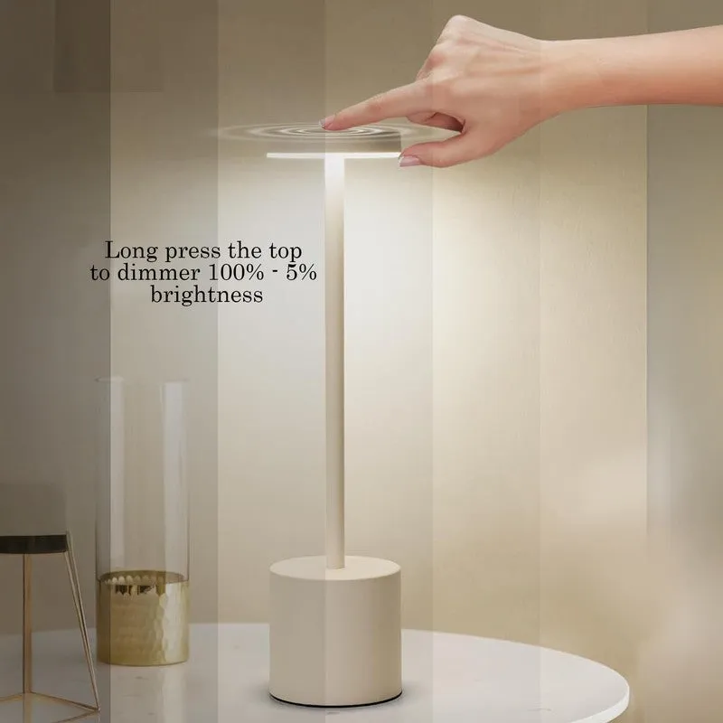 BrightMorph Modern Metal Table Lamp - White media 5