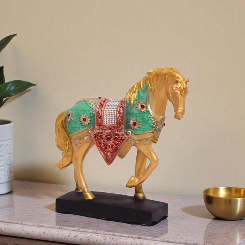 Royal Gallant Horse Polyresin Showpiece
