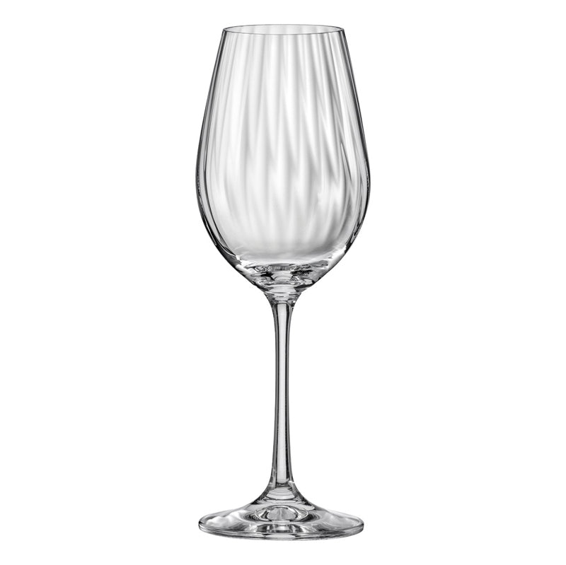 Delia Bohemia Crystal Red Wine Glasses (350 ML) - Set of Six media 4