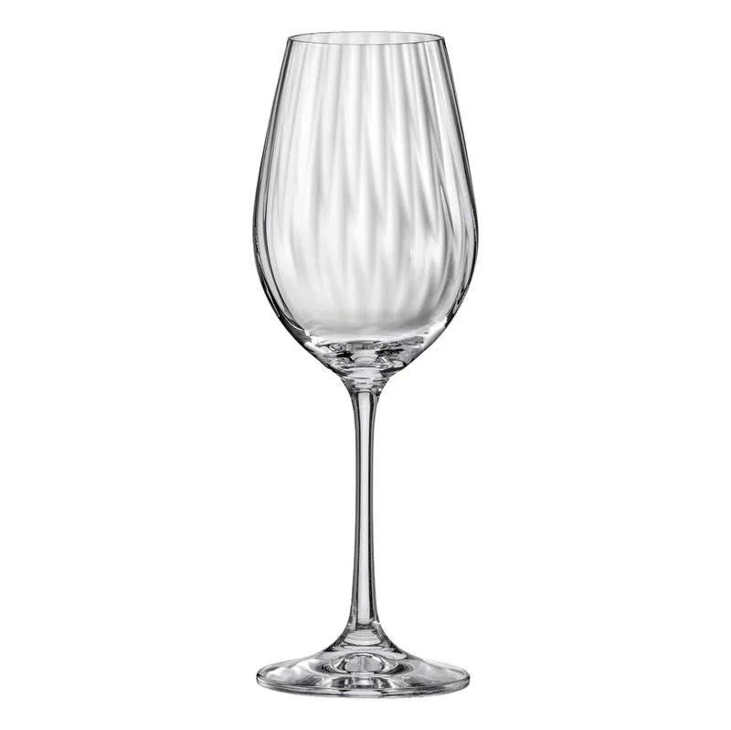 Delia Bohemia Crystal Red Wine Glasses (350 ML) - Set of Six - 4
