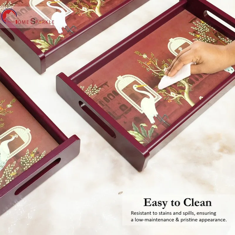 Ventra Wooden Serving Tray - Set Of Three media 6