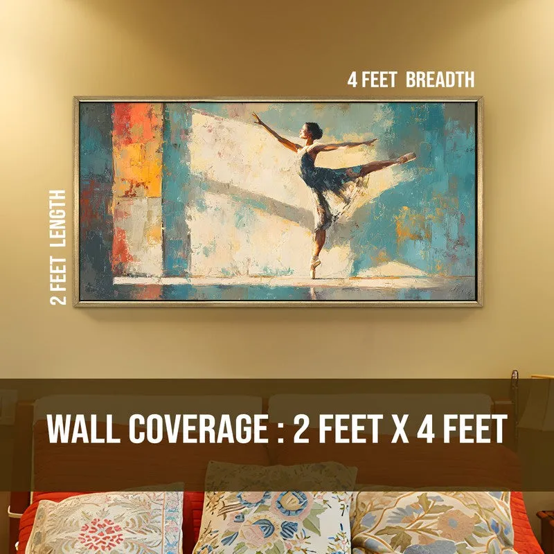 Chasing Shadows Canvas Wall Painting With Frame media 8