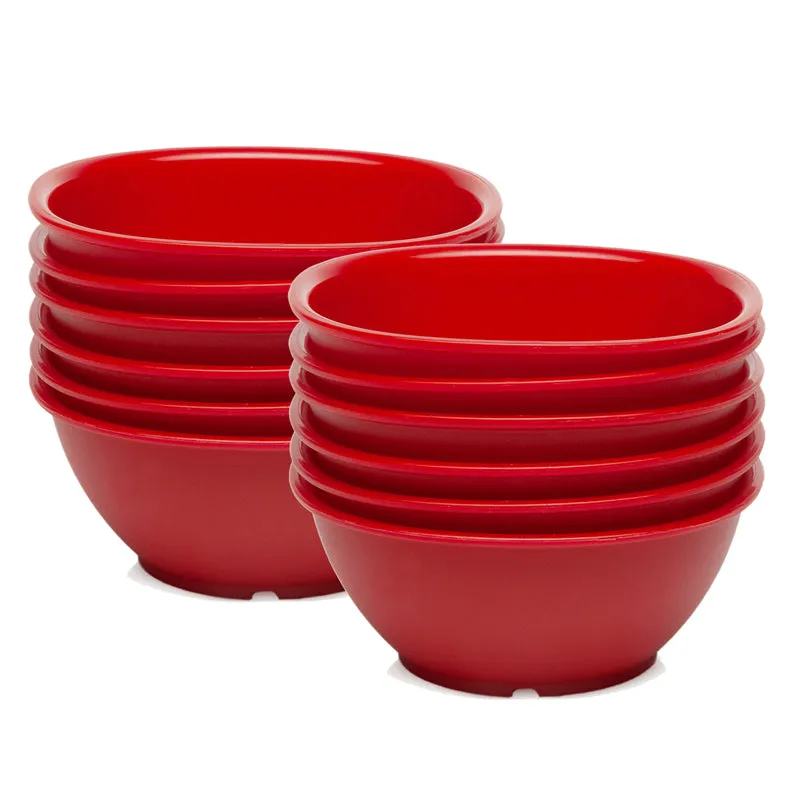 Mihaya 400 ml Snack Bowl (Red) - Set Of Twelve media 1