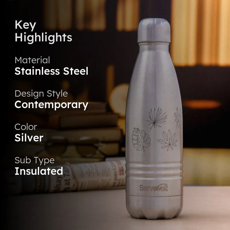 Leafy Mate Hot & Cold Thermos Bottle (Steel) - 500 mL media 2