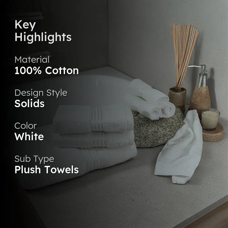 Micro Cotton LuxeDry Soothe Bath Towel - White media 2
