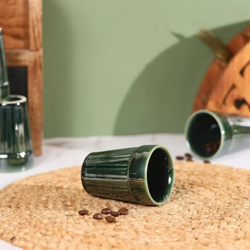 Nicoletta Ceramic Kulhad (Green) -150 mL media 5