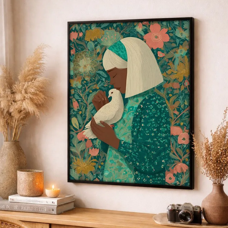 Floranova Canvas Wall Painting - Black Frame media 3