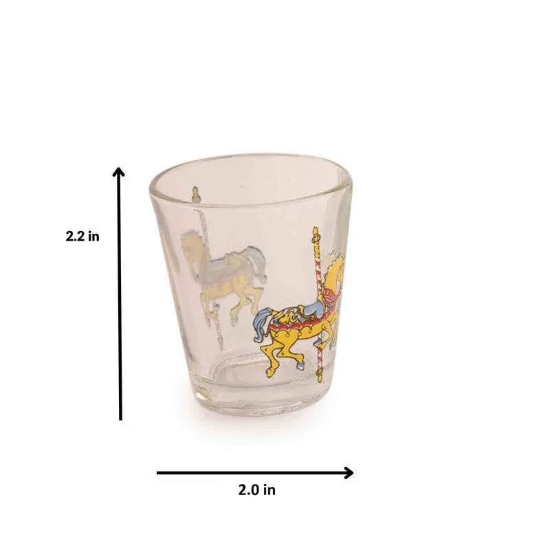 Joynel Carnival Print Shot Glasses (30 mL Each) - Set Of Six - 6