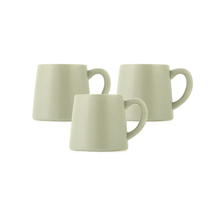 Aurelian Porcelain Tea Cup (200 mL Each,Green) - Set Of Six media 5
