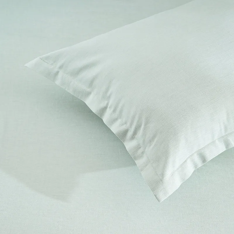 Lunar Weaves Bed Sheet - Tinsel Bamboo Cotton Bedsheet - 130 GSM media 4