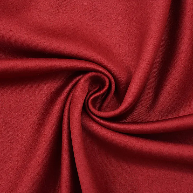 Nisha Blackout Curtain (Maroon) - Set Of Two media 4