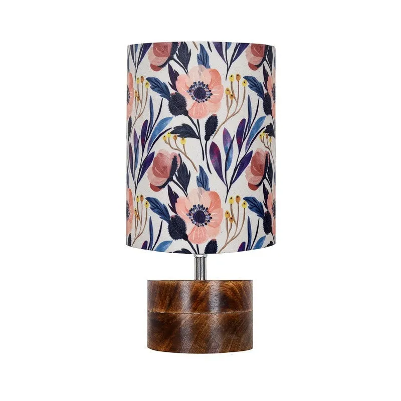 GlowLoom Designer Wooden Table Lamp - Multicolor media 3