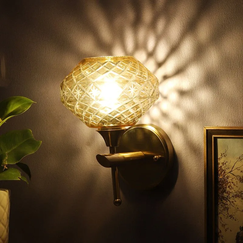 Vintage Style Sphere Wall Lamp media 4