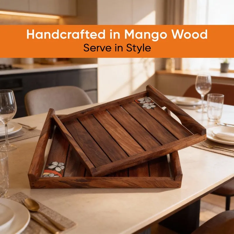 Ploomia Rosewood Serving Tray media 4
