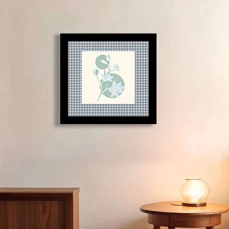 Circle Of Serene Wall Art with Black Frame media 1