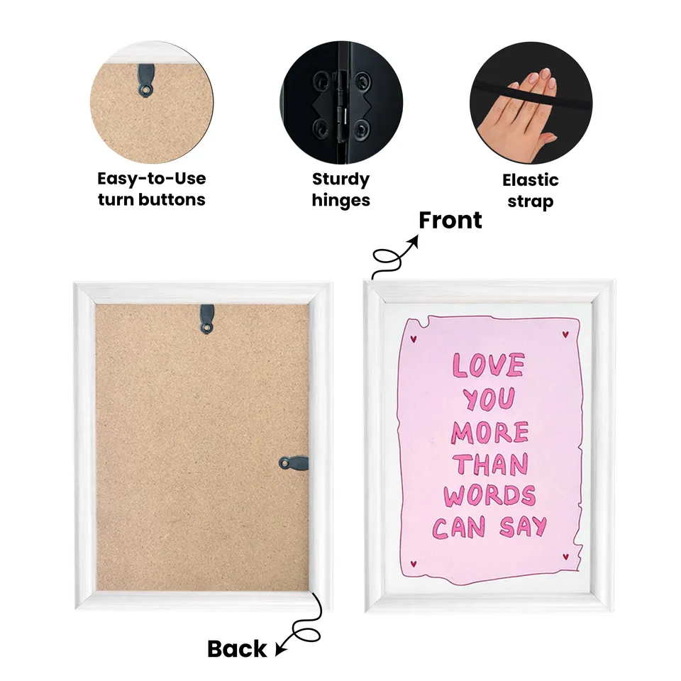 FormHaus MDF Photo Frame - White media 6