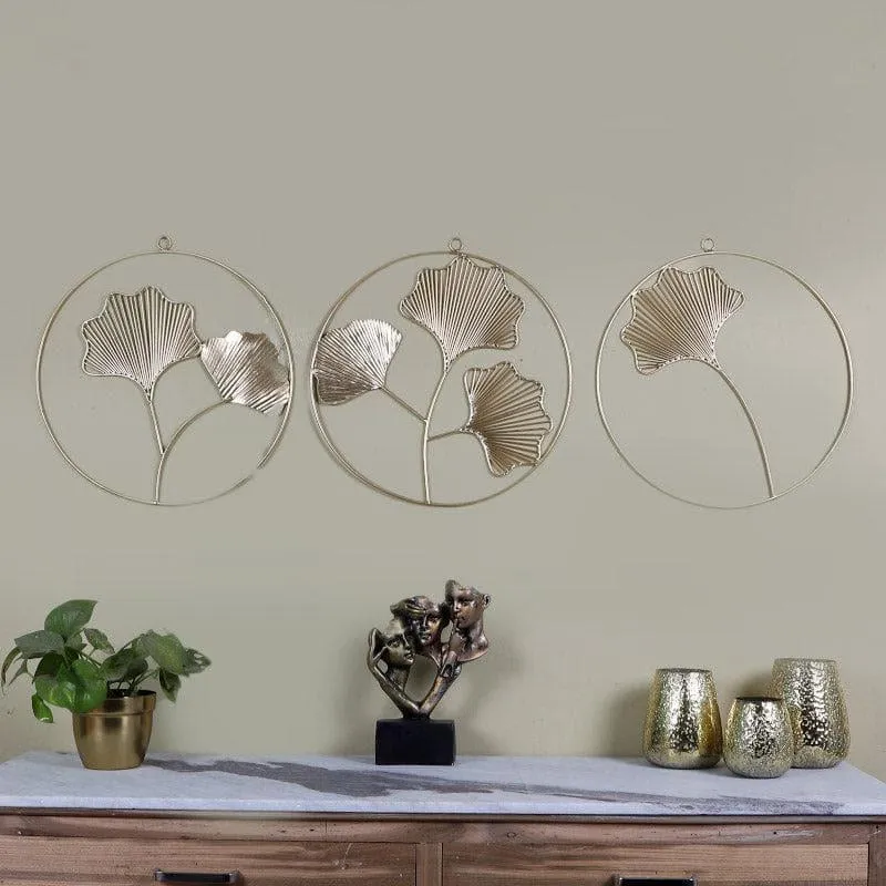 Leafo Lam Iron Wall Accent - Set Of Three media 1