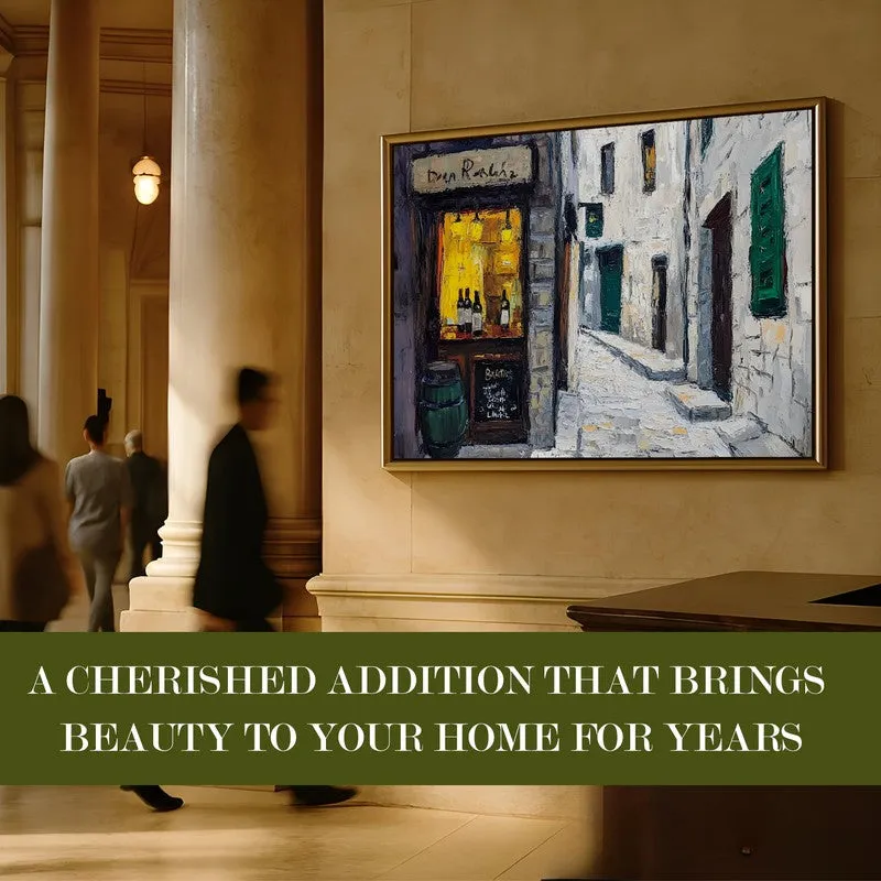 Oenophile Canvas Wall Painting With Frame media 7