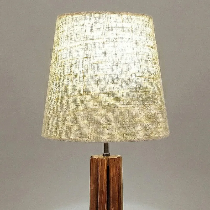 Neutral Nest Wooden Table Lamp media 5
