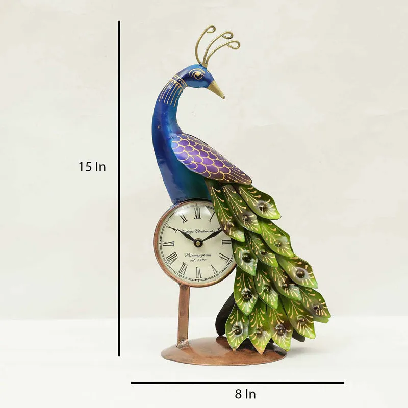 Mayura Showpiece with Clock media 7