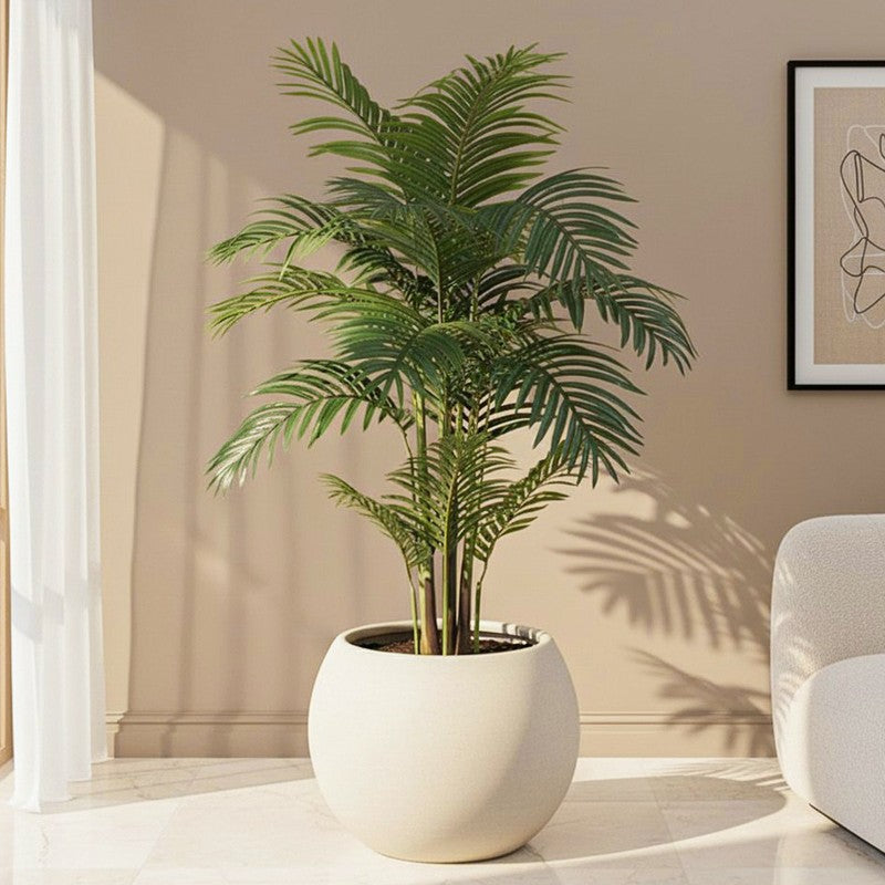 Fangorn Artificial Palm With Black Plastic Pot - 4.6 Feet
