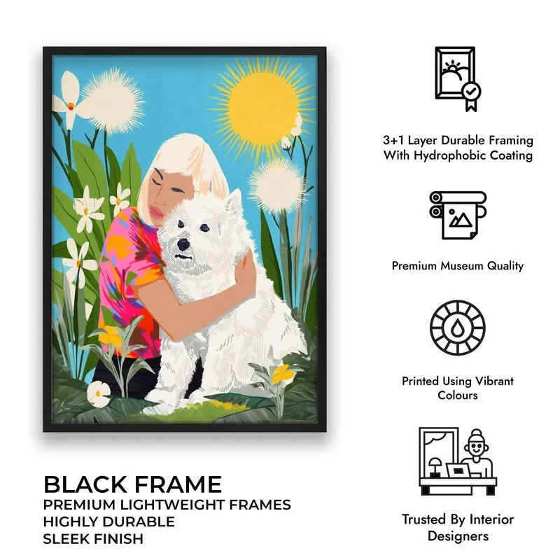 Bloomelle Canvas Wall Painting With Black Frame media 7