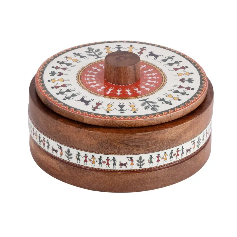 Gatha Wooden Roti Box media 4