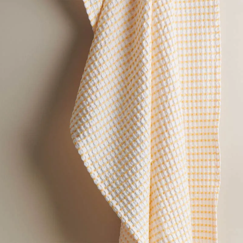 Alyssa Waffle Hand Towel (Melon) - Set Of Two media 4