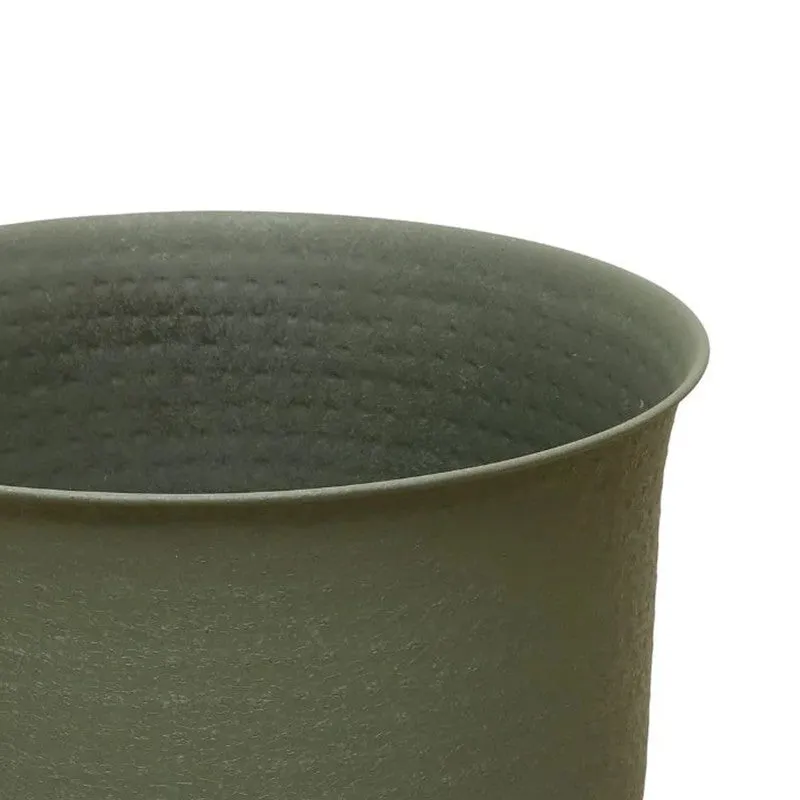 Olive Whisper Iron Planters - Set of Three media 5