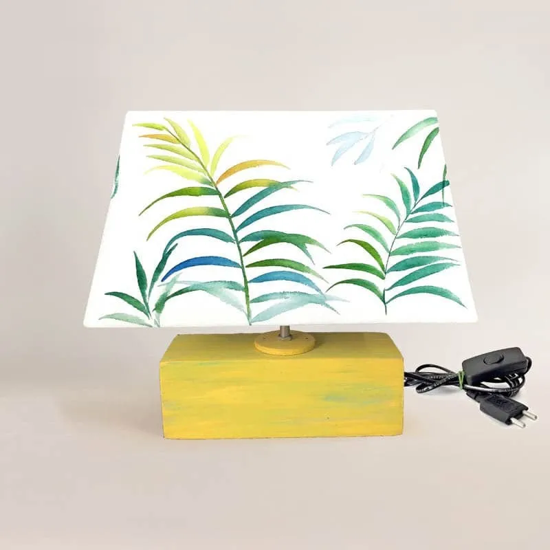 Brida Nature Handpainted Fabric Table Lamp - Multicolor media 5
