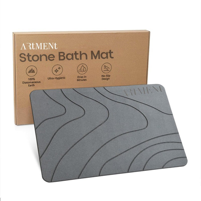 Stone Flow Diatomaceous Earth Bath Mat media 8